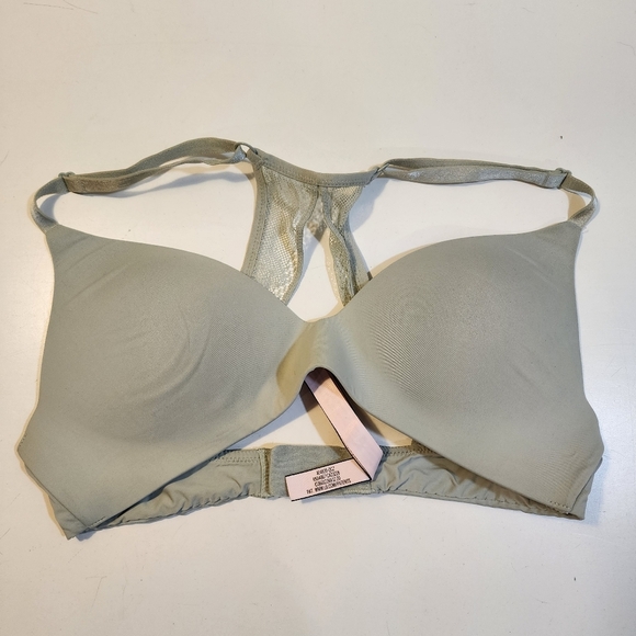 Victoria's Secret Other - Victoria's Secret Sage Green Seamless Racerback T-Shirt Bra 32C